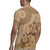 Brown Bula Fiji Rugby Jersey Fijian Dance Fan Tapa Cloth Pattern