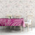 Pink Bula Fiji Tablecloth Fijian Dance Fan Tapa Cloth Pattern