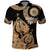 Black Bula Fiji Polo Shirt Fijian Dance Fan Tapa Cloth Pattern