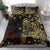 Frangipani Festival Rabaul Bedding Set PNG Tribal Baining Mask Tattoo - Polynesian Pride