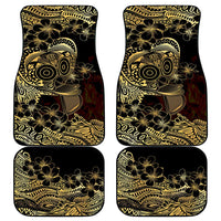 Frangipani Festival Rabaul Car Mats PNG Tribal Baining Mask Tattoo - Polynesian Pride
