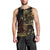 Frangipani Festival Rabaul Men Tank Top PNG Tribal Baining Mask Tattoo - Polynesian Pride