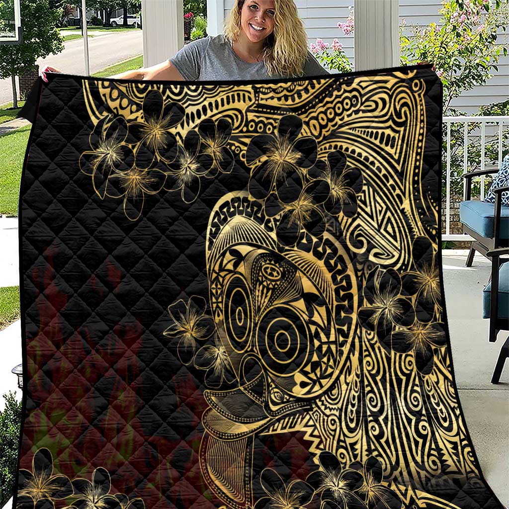 Frangipani Festival Rabaul Quilt PNG Tribal Baining Mask Tattoo - Polynesian Pride