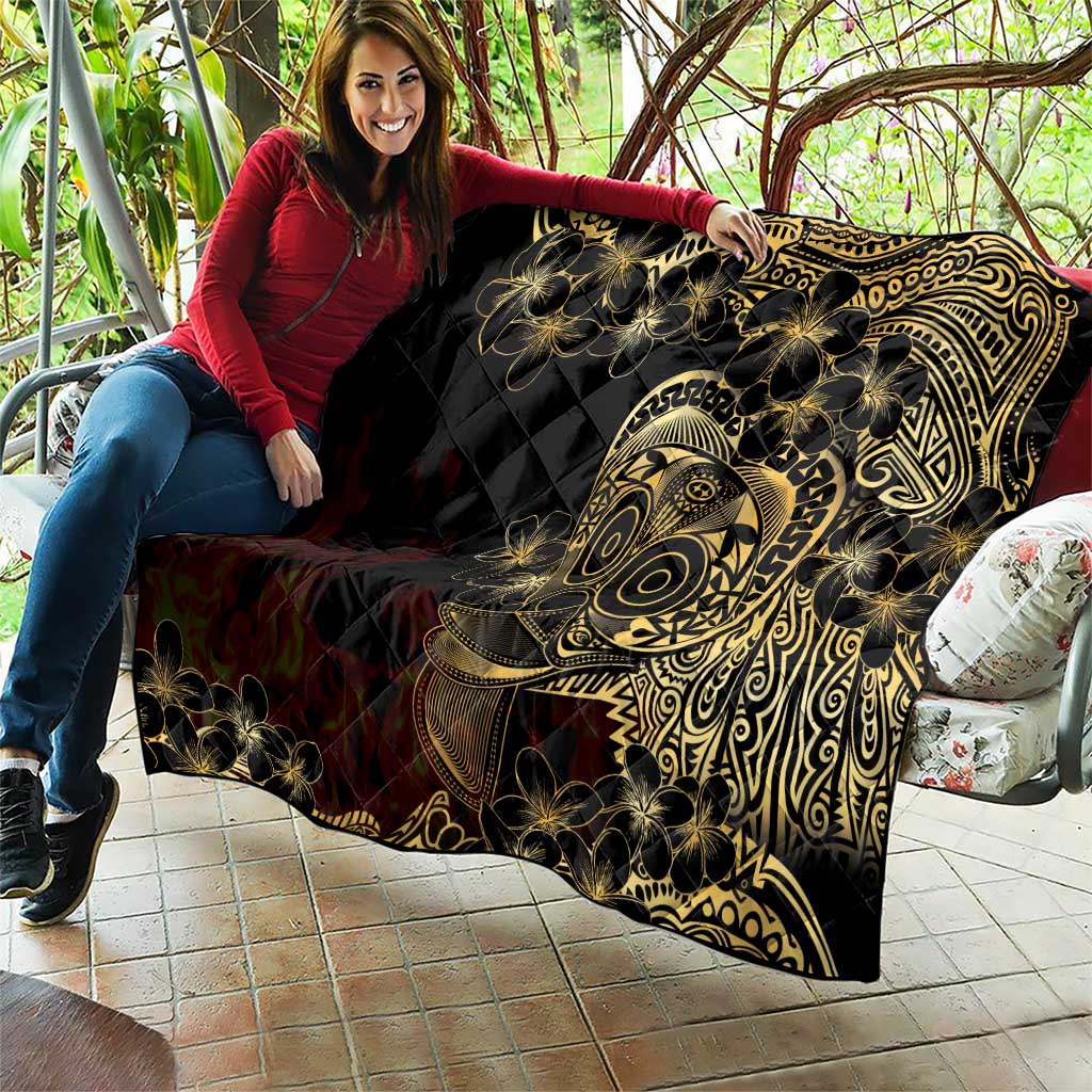 Frangipani Festival Rabaul Quilt PNG Tribal Baining Mask Tattoo - Polynesian Pride