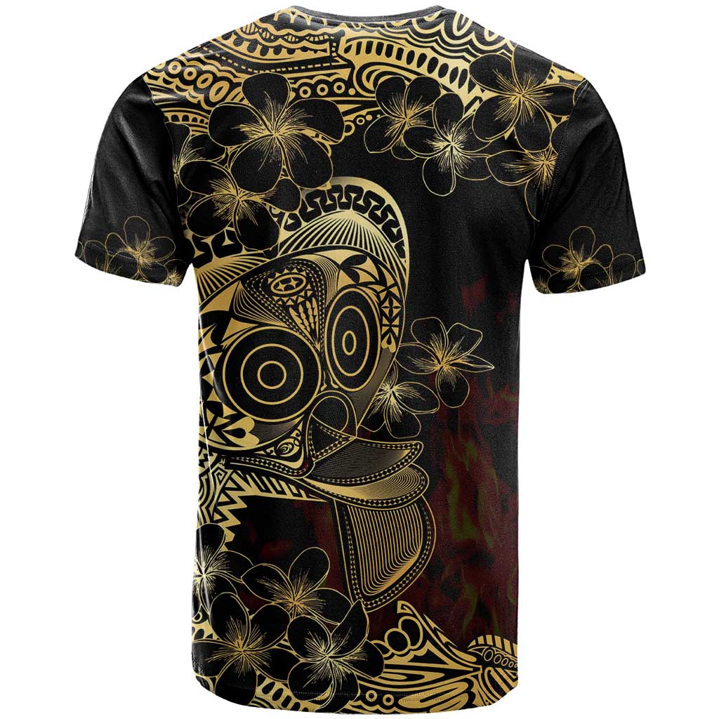 Frangipani Festival Rabaul T Shirt PNG Tribal Baining Mask Tattoo - Polynesian Pride