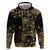 Frangipani Festival Rabaul Zip Hoodie PNG Tribal Baining Mask Tattoo - Polynesian Pride