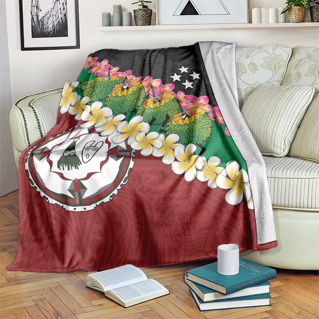 Frangipani Festival Rabaul East New Britain Blanket Dukduk Dance With Plumeria - Polynesian Pride