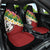 Frangipani Festival Rabaul East New Britain Car Seat Cover Dukduk Dance With Plumeria - Polynesian Pride