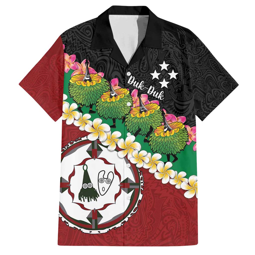 Frangipani Festival Rabaul East New Britain Family Matching Summer Maxi Dress and Hawaiian Shirt Dukduk Dance With Plumeria - Polynesian Pride