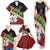 Frangipani Festival Rabaul East New Britain Family Matching Tank Maxi Dress and Hawaiian Shirt Dukduk Dance With Plumeria - Polynesian Pride