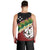 Frangipani Festival Rabaul East New Britain Men Tank Top Dukduk Dance With Plumeria - Polynesian Pride
