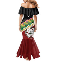 Frangipani Festival Rabaul East New Britain Mermaid Dress Dukduk Dance With Plumeria LT14 - Polynesian Pride
