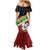 Frangipani Festival Rabaul East New Britain Mermaid Dress Dukduk Dance With Plumeria - Polynesian Pride