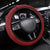 Frangipani Festival Rabaul East New Britain Steering Wheel Cover Dukduk Dance With Plumeria - Polynesian Pride