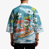 Hawaii Summer Christmas Kimono Surfing Santa Shaka Catch The Wave