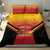 Papua New Guinea Rugby Custom Bedding Set Go PNG Hunters Polynesian Pattern - Polynesian Pride