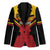 Papua New Guinea Rugby Custom Blazer Go PNG Hunters Polynesian Pattern - Polynesian Pride