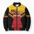 Papua New Guinea Rugby Custom Bomber Puffer Jacket Go PNG Hunters Polynesian Pattern - Polynesian Pride