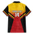 Papua New Guinea Rugby Custom Family Matching Off The Shoulder Long Sleeve Dress and Hawaiian Shirt Go PNG Hunters Polynesian Pattern - Polynesian Pride