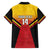 Papua New Guinea Rugby Custom Family Matching Short Sleeve Bodycon Dress and Hawaiian Shirt Go PNG Hunters Polynesian Pattern - Polynesian Pride