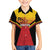 Papua New Guinea Rugby Custom Family Matching Tank Maxi Dress and Hawaiian Shirt Go PNG Hunters Polynesian Pattern - Polynesian Pride