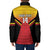 Papua New Guinea Rugby Custom Padded Jacket Go PNG Hunters Polynesian Pattern - Polynesian Pride