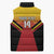 Papua New Guinea Rugby Custom Sleeveless Puffer Jacket Go PNG Hunters Polynesian Pattern - Polynesian Pride