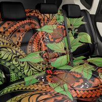 Kamehameha Butterfly Hawaii Back Car Seat Cover Hawaiian Pulelehua Mamaki Orange Green Color