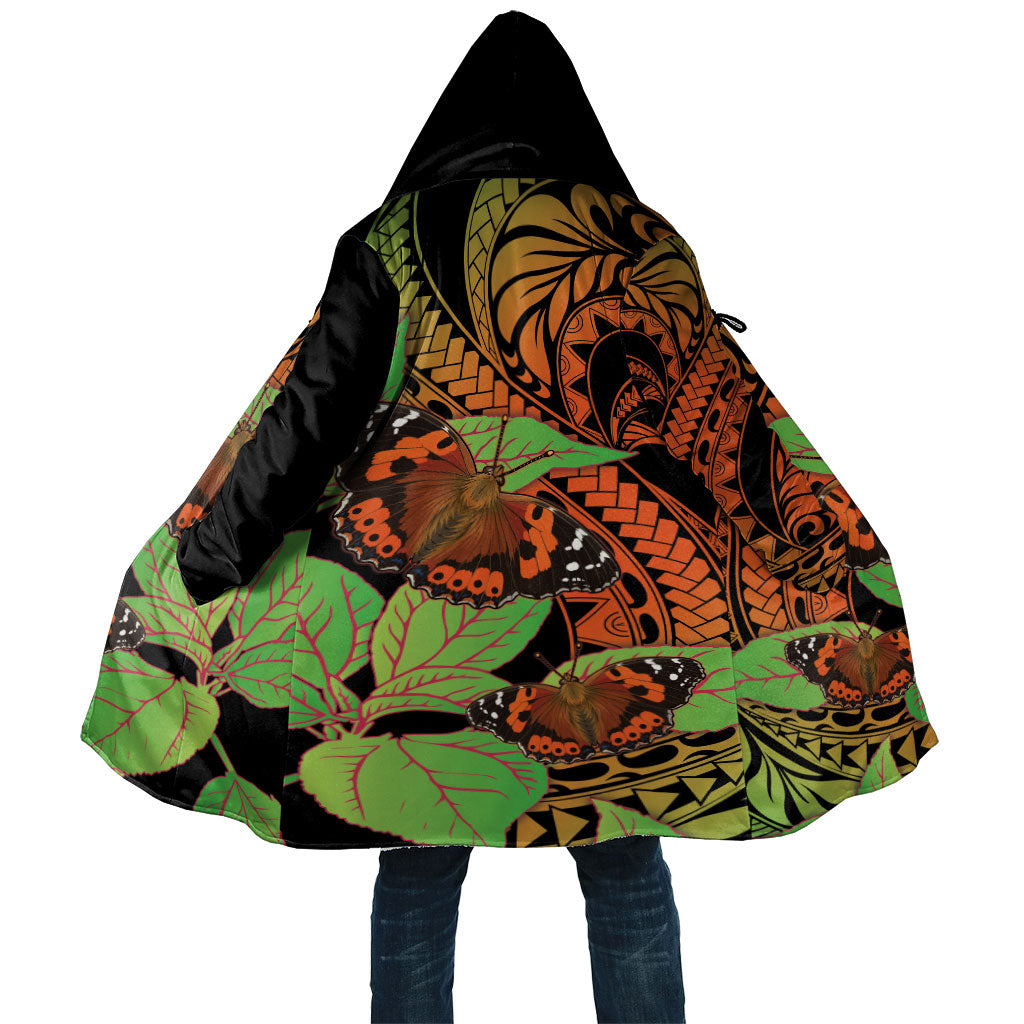 Kamehameha Butterfly Hawaii Cloak Hawaiian Pulelehua Mamaki Orange Green Color