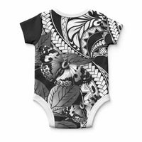 Kamehameha Butterfly Hawaii Baby Onesie Hawaiian Pulelehua Mamaki Black Color