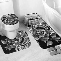 Kamehameha Butterfly Hawaii Bathroom Set Hawaiian Pulelehua Mamaki Black Color