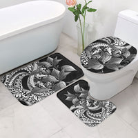 Kamehameha Butterfly Hawaii Bathroom Set Hawaiian Pulelehua Mamaki Black Color