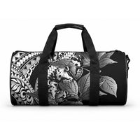 Kamehameha Butterfly Hawaii Duffle Bag Hawaiian Pulelehua Mamaki Black Color