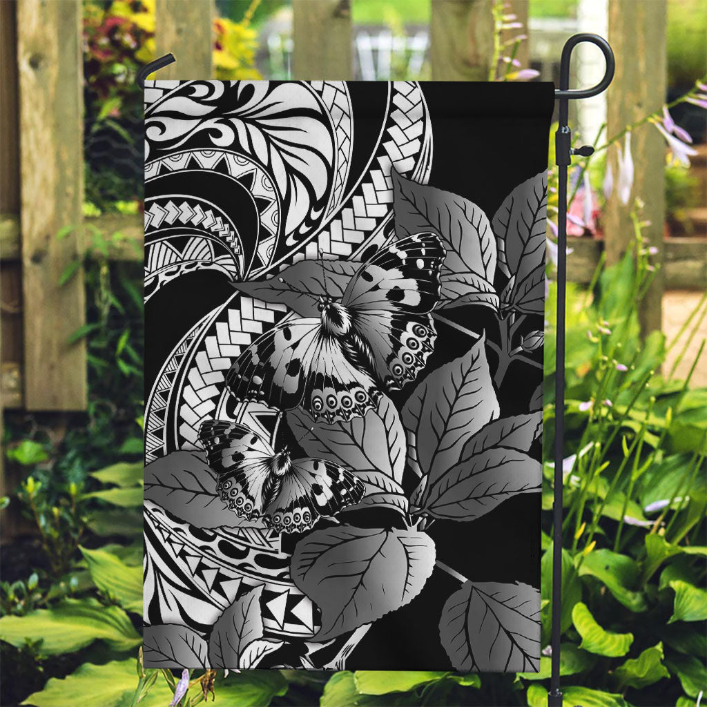 Kamehameha Butterfly Hawaii Garden Flag Hawaiian Pulelehua Mamaki Black Color