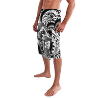 Kamehameha Butterfly Hawaii Lavalava Hawaiian Pulelehua Mamaki Black Color