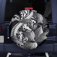 Kamehameha Butterfly Hawaii Spare Tire Cover Hawaiian Pulelehua Mamaki Black Color