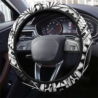 Kamehameha Butterfly Hawaii Steering Wheel Cover Hawaiian Pulelehua Mamaki Black Color
