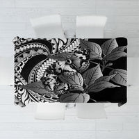 Kamehameha Butterfly Hawaii Tablecloth Hawaiian Pulelehua Mamaki Black Color