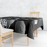Kamehameha Butterfly Hawaii Tablecloth Hawaiian Pulelehua Mamaki Black Color