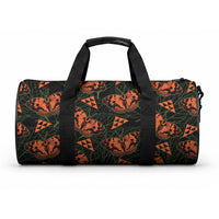 Kamehameha Butterfly Mamaki Hawaii Duffle Bag Pulelehua Hawaiian Kakau Seamless Style