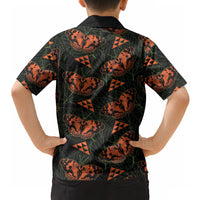 Kamehameha Butterfly Mamaki Hawaii Hawaiian Shirt Pulelehua Hawaiian Kakau Seamless Style