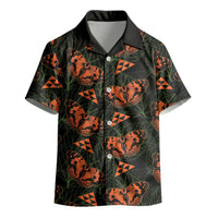 Kamehameha Butterfly Mamaki Hawaii Kid Hawaiian Shirt Pulelehua Hawaiian Kakau Seamless Style