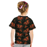 Kamehameha Butterfly Mamaki Hawaii Kid T Shirt Pulelehua Hawaiian Kakau Seamless Style