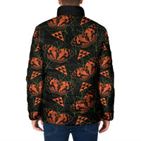 Kamehameha Butterfly Mamaki Hawaii Padded Jacket Pulelehua Hawaiian Kakau Seamless Style