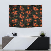 Kamehameha Butterfly Mamaki Hawaii Tapestry Pulelehua Hawaiian Kakau Seamless Style