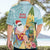 Aloha Hawaii Mele Kalikimaka Hawaiian Shirt Chilling Santa With Pineapple - Polynesian Pattern