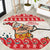 Mele Kalikimaka Hawaii Round Carpet Water-skiing Santa Tropical Vibes