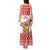 Mele Kalikimaka Hawaii Tank Maxi Dress Water-skiing Santa Tropical Vibes