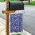 Blue Palaka Japanese Patterns Garden Flag Koi Fish Asanoha Sakura Patchwork Stylized - Polynesian Pride