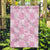 Pink Palaka Japanese Patterns Garden Flag Koi Fish Asanoha Sakura Patchwork Stylized - Polynesian Pride